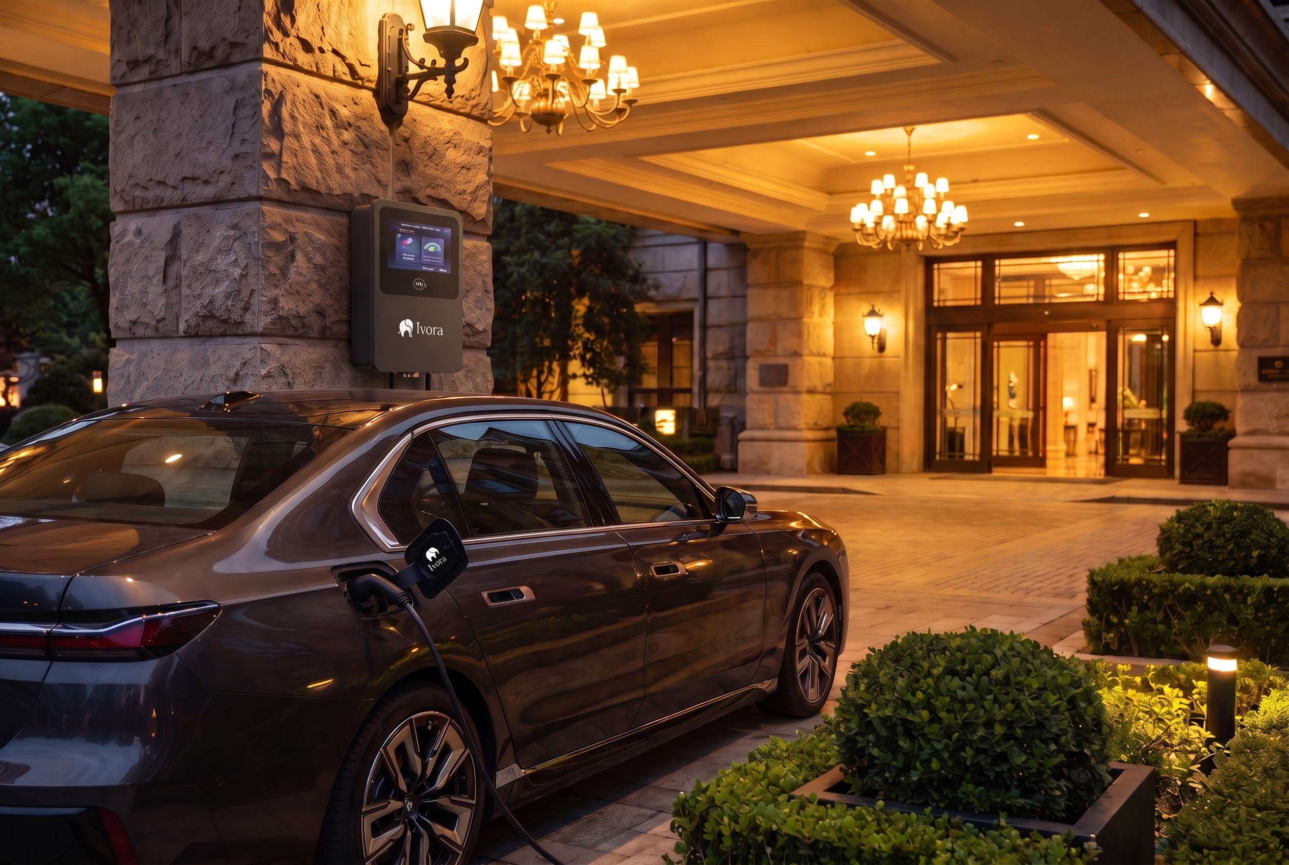 EV charging at a hospitality property